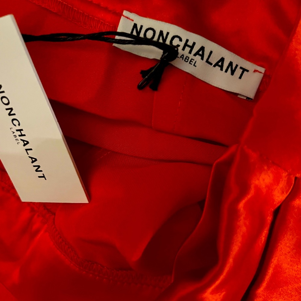NWT Nonchalant Pascale orange pants - Picture 4 of 7